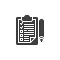 Business requirements document vector icon