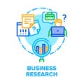 Business Research Analysis Vector Concept Color