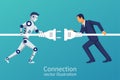 Business and robot connection