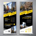 Business Roll Up. Standee Design. Banner Template.