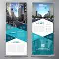 Business Roll Up. Standee Design. Banner Template. Royalty Free Stock Photo