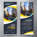 Business Roll Up. Standee Design. Banner Template.