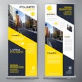 Business Roll Up. Standee Design. Banner Template. Royalty Free Stock Photo