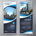 Business Roll Up. Standee Design. Banner Template. Royalty Free Stock Photo