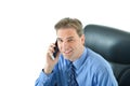 Business or sales man talking on the phone Royalty Free Stock Photo