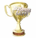 Business Savvy Trophy Prize Award Best Smart Entrepreneur 3d Ill