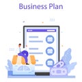 Business scaling online service or platform. Franchise business expansion Royalty Free Stock Photo