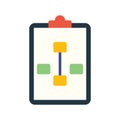 Business scheme Color Vector Icon which can easily modify or edit Royalty Free Stock Photo