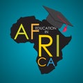 Business School Education in Africa Concept Vector Illustration