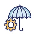 Business security Isolated Vector icon which can easily modify or edit Royalty Free Stock Photo