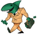 Business Shark Isolated