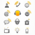 Business signal collection icon