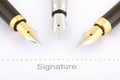 Business signature Royalty Free Stock Photo