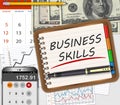 Business skills concept