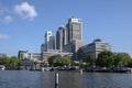 Business Skyline At The Amstelriver Amsterdam The Netherlands 25-5-2020