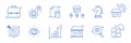 Business sme doodle icon set. Small, medium enterprise business hand drawn doodle sketch style icon. Local partnership