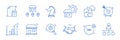 Business sme doodle icon set. Small, medium enterprise business hand drawn doodle sketch style icon. Local partnership