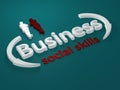 Business - Social skills - letter Royalty Free Stock Photo