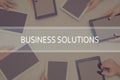 BUSINESS SOLUTIONS CONCEPT Business Concept.