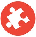Business solutions, puzzle Isolated Vector Icon can be easily edit and modify Royalty Free Stock Photo