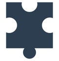 Business solutions, puzzle Isolated Vector Icon can be easily edit and modify Royalty Free Stock Photo