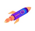 Business Space Rocket Composition Royalty Free Stock Photo