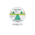 Business Stability Success Balance Icon Royalty Free Stock Photo