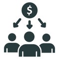 Business stakeholder, capitalist . Vector icon which can easily modify or edit