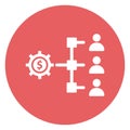 Business stakeholder, capitalist . Vector icon which can easily modify or edit