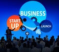 Business Start up Launch Opportunity Corporate Concept Royalty Free Stock Photo