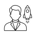 Business start up Vector Icon which can easily modify or edit Royalty Free Stock Photo