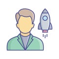 Business start up Vector Icon which can easily modify or edit Royalty Free Stock Photo