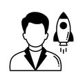 Business start up Vector Icon which can easily modify or edit Royalty Free Stock Photo