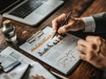Business Startup concepts. Data analytics for business success
