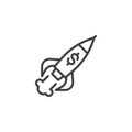Business startup line icon