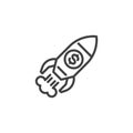 Business startup line icon