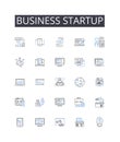 Business startup line icons collection. Suffrage, Equality, Freedom, Empowerment, Feminism, Activism, Patriarchy vector