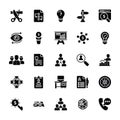 Startup and New Business Flat Vector Icons Set