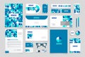 Business stationary set Royalty Free Stock Photo