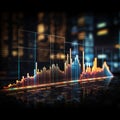 Business and Stock Market Graphs Title Image Financial Trends and Performance Analysis Visualization