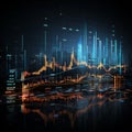 Business and Stock Market Graphs Title Image Financial Trends and Performance Analysis Visualization