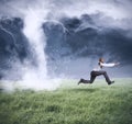 Business storm Royalty Free Stock Photo