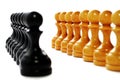 BUSINESS STRATEGY - CHESS Royalty Free Stock Photo