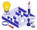 Business Strategy 3d Illustration