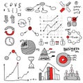 Business strategy plan concept idea. Infographic Elements.