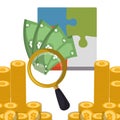 business strategy search money coins