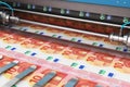 Printing 10 Euro money banknotes