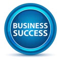 Business Success Eyeball Blue Round Button