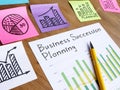 Business Succession Planning is shown on the photo using the text