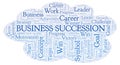 Business Succession word cloud.